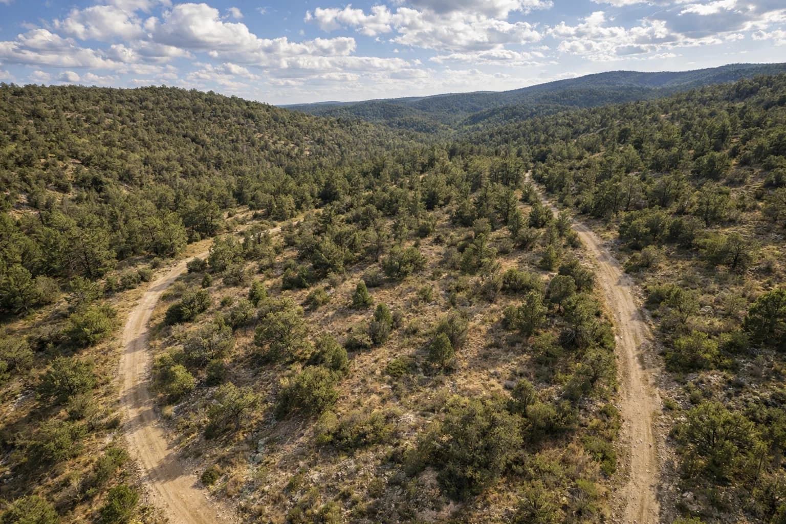 Illustration: AI drone view of the lot, made from the county aerial and the photos