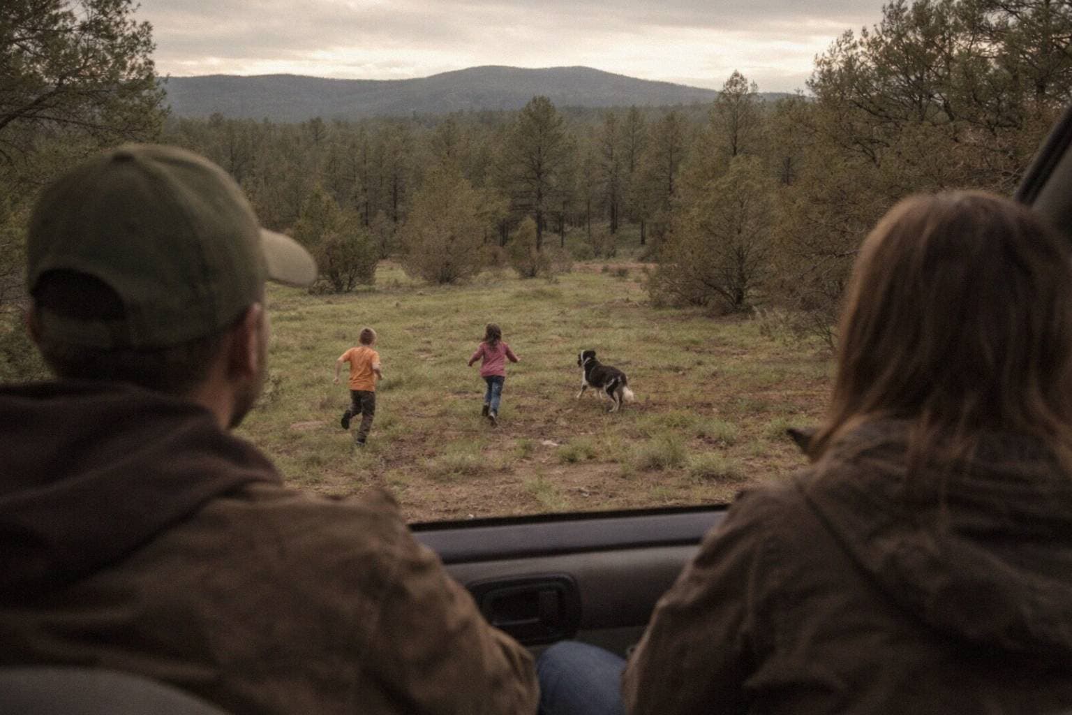 Illustration: a family on a flat Timberon lot like this one